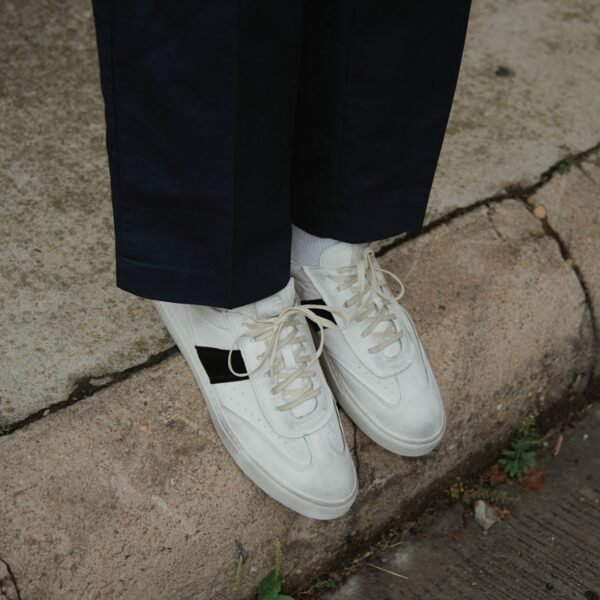 The Charlie Distressed - White/Black - Image 6