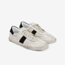 The Charlie Distressed - White/Black