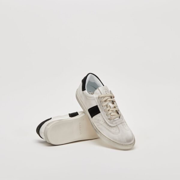 The Charlie Distressed - White/Black - Image 9